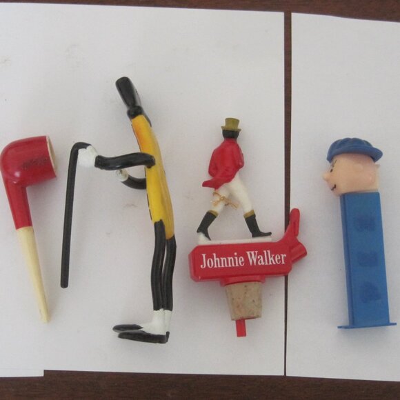 Plastic Toys Collectibles Mr Peanuts and 3 Others - Picture 2 of 2